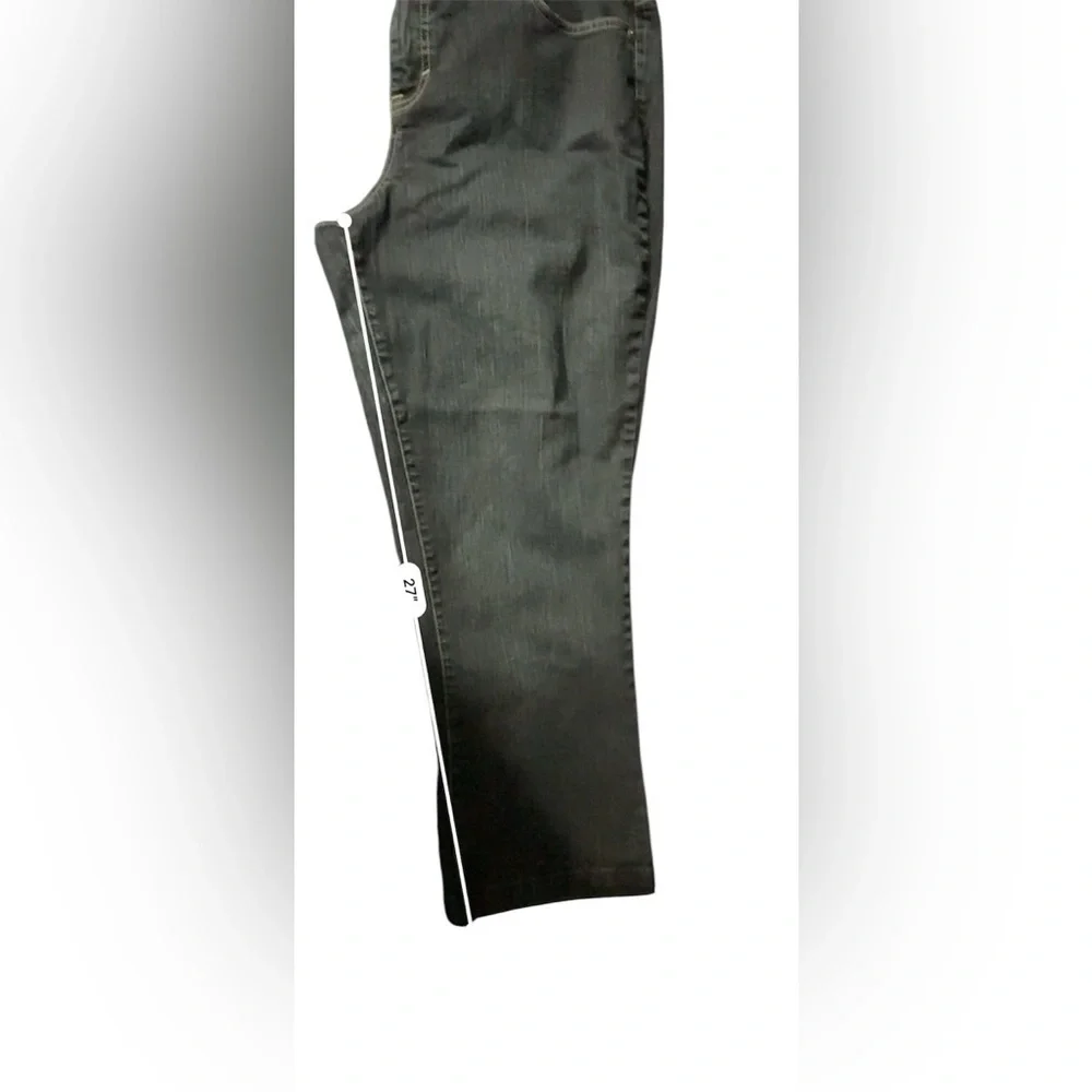 Style and Co Denim women’s blue jeans size 18 Curvy Tummy Control modern boot